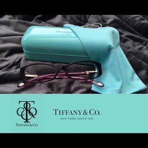 Tiffany & Co. Purple Keyhole Eyeglasses